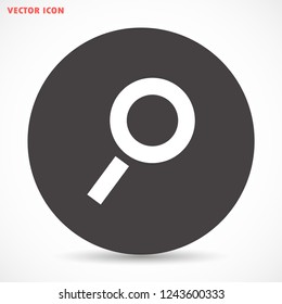 magnifier vector icon 10 eps