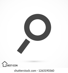 magnifier vector icon 10 eps