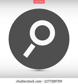 magnifier vector icon 10 eps