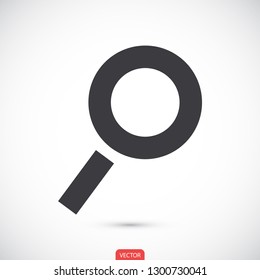 magnifier vector icon 10 eps