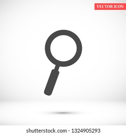 magnifier vector icon 10 eps