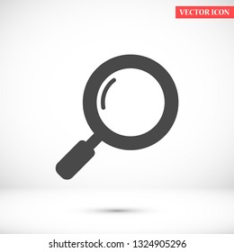 magnifier vector icon 10 eps