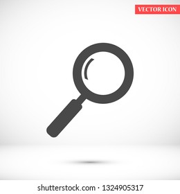 magnifier vector icon 10 eps