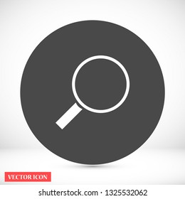 magnifier vector icon 10 eps