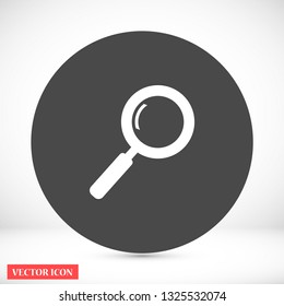 magnifier vector icon 10 eps