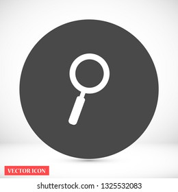 magnifier vector icon 10 eps