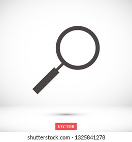 magnifier vector icon 10 eps