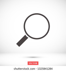 magnifier vector icon 10 eps