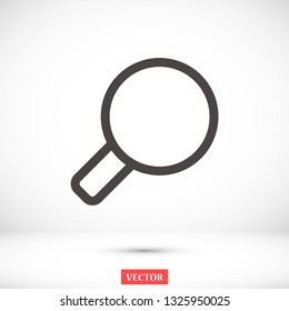 magnifier vector icon 10 eps