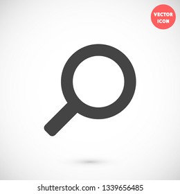 magnifier vector icon 10 eps