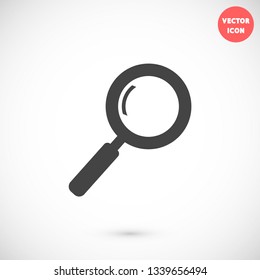 magnifier vector icon 10 eps