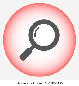 magnifier vector icon 10 eps