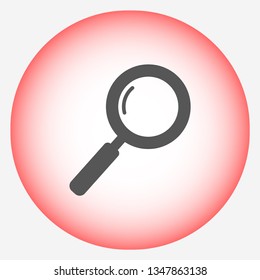 magnifier vector icon 10 eps