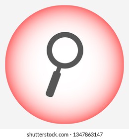 magnifier vector icon 10 eps