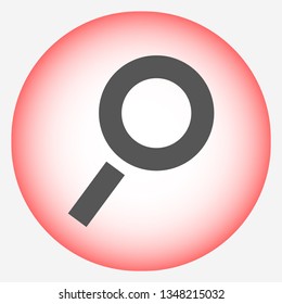 magnifier vector icon 10 eps
