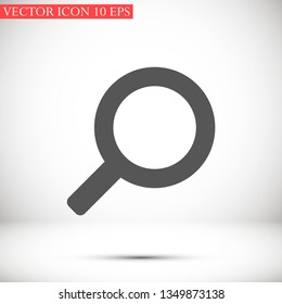 magnifier vector icon 10 eps