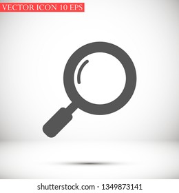 magnifier vector icon 10 eps