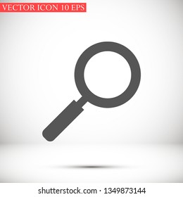 magnifier vector icon 10 eps