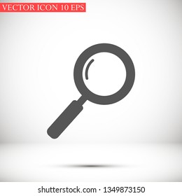 magnifier vector icon 10 eps