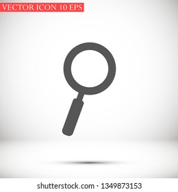 magnifier vector icon 10 eps