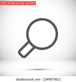 magnifier vector icon 10 eps