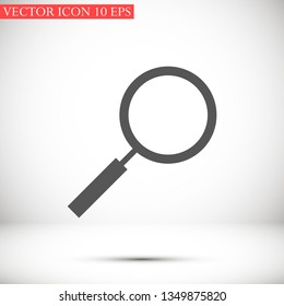 magnifier vector icon 10 eps