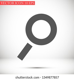 magnifier vector icon 10 eps
