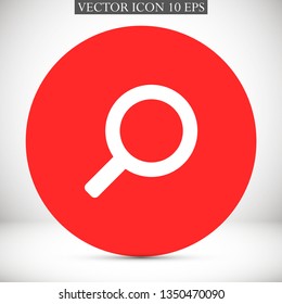 magnifier vector icon 10 eps