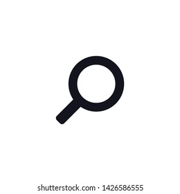 magnifier vector icon 10 eps , Lorem ipsum Flat design