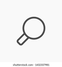 magnifier vector icon 10 eps , Lorem ipsum Flat design