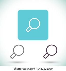 magnifier vector icon 10 eps , Lorem ipsum Flat design