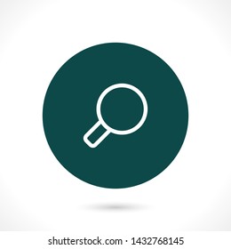 magnifier vector icon 10 eps , Lorem ipsum Flat design