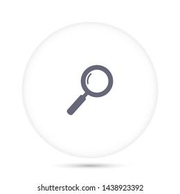 magnifier vector icon 10 eps , Lorem ipsum Flat design