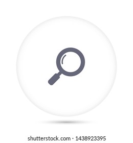 magnifier vector icon 10 eps , Lorem ipsum Flat design