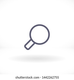 magnifier vector icon 10 eps , Lorem ipsum Flat design