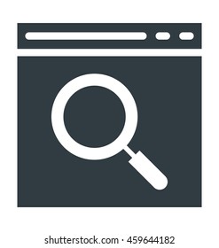 Magnifier Vector Icon