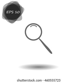 Magnifier vector icon