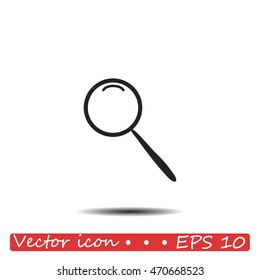 Magnifier vector icon
