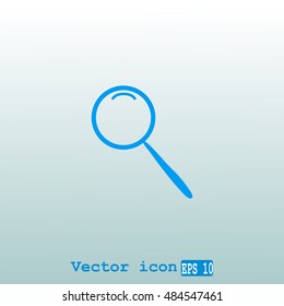 Magnifier vector icon