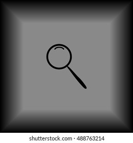 Magnifier vector icon