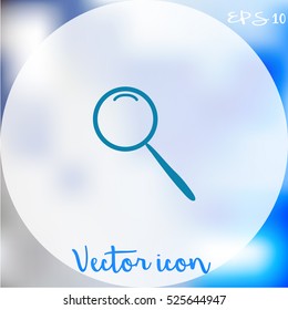 Magnifier vector icon