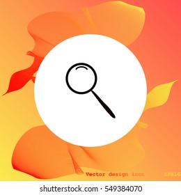 Magnifier vector icon