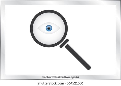 magnifier vector icon