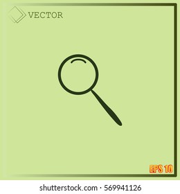Magnifier vector icon