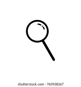 Magnifier vector icon