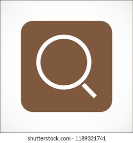 magnifier vector icon eps 10