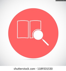 magnifier vector icon eps 10