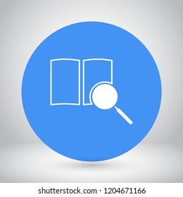 magnifier vector icon eps 10