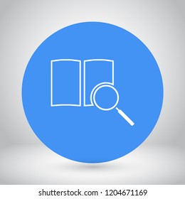 magnifier vector icon eps 10