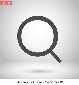 magnifier vector icon eps 10